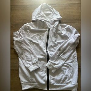 Unisex white cross jacket